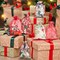50 PCS 4x6 Inches Mixed Color Christmas Organza Gift Bags with Drawstring, Jewelry Candy Bags for Christmas